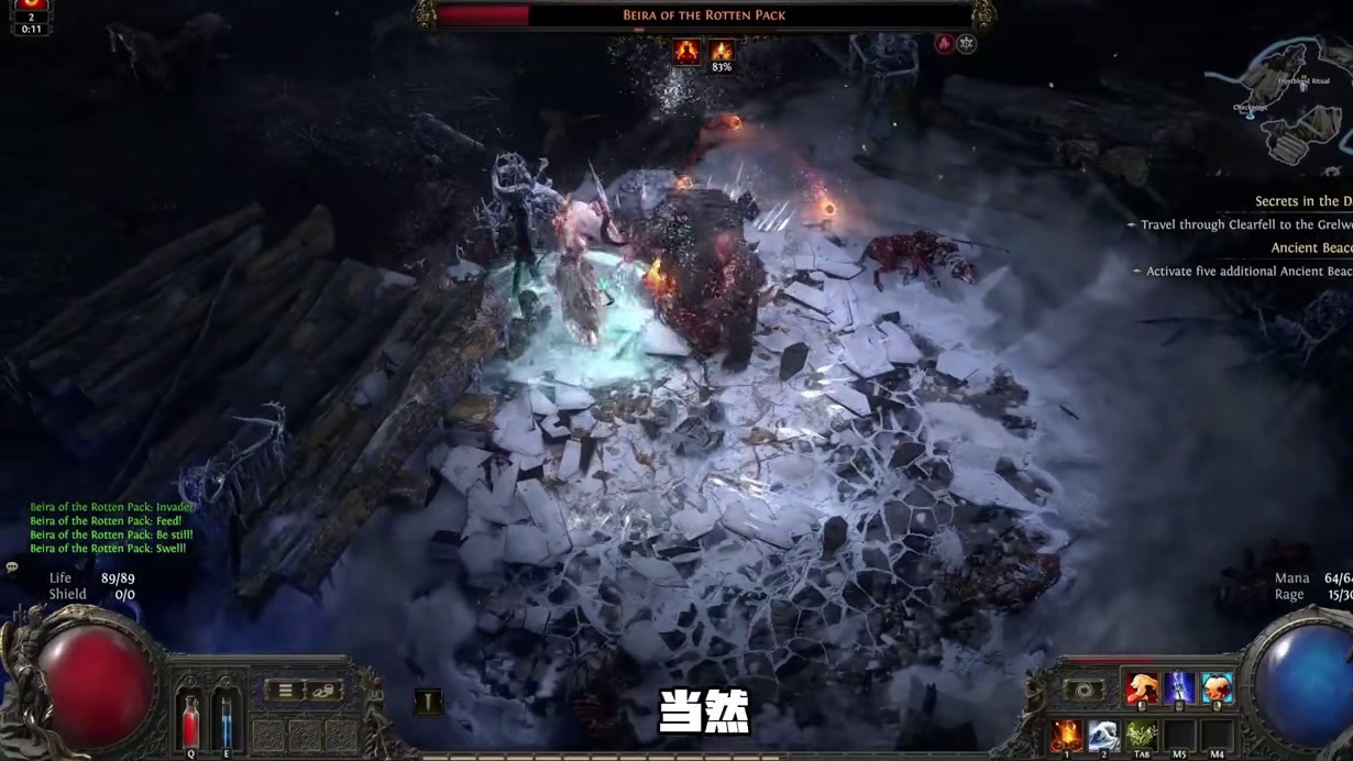 流放之路2：降临 德鲁伊 熊形态 开荒BD分享（有文档） #流放之路 #流放之路2 #流放之路降临 