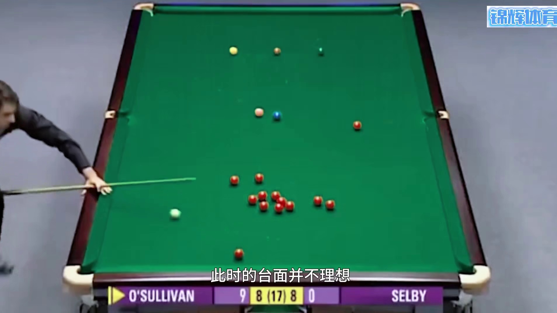 火箭决胜局冲击147，极限中袋强行入局，塞尔比成为最强背景帝 #体育 #台球 #斯诺克 #奥沙利文