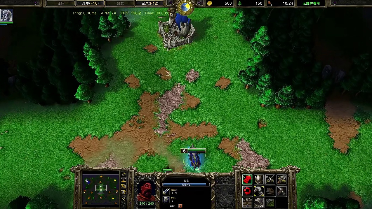 被DK复活的敌方人族农民可以变成民兵吗？ 魔兽争霸3知识问答#魔兽争霸3 #Bcup #bbc #张