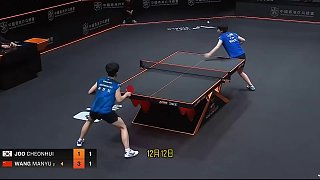 WTT單打百勝里程碑！王曼昱4-1輕取朱芊曦，晉級(jí)總決賽女單四強(qiáng)