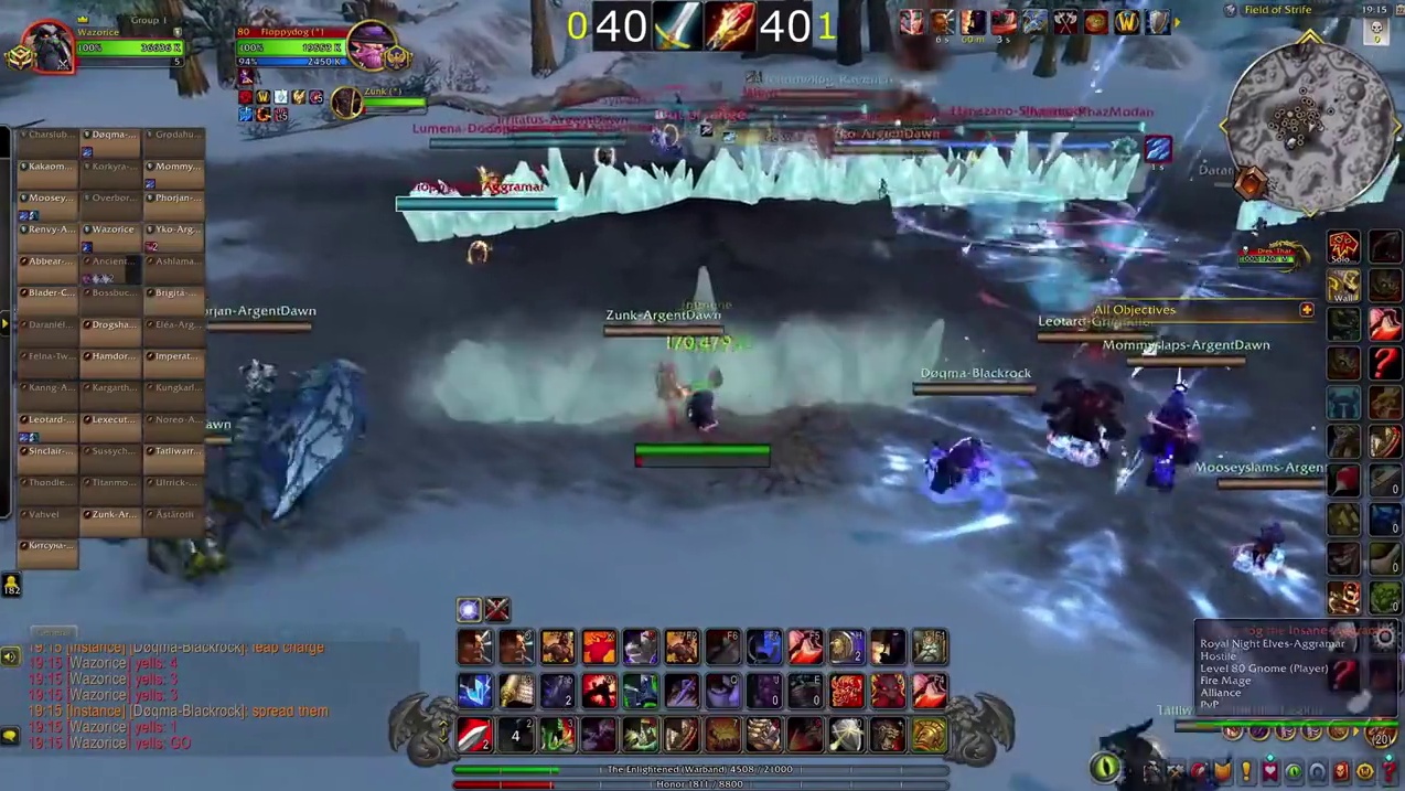 魔兽世界40 名法师与40 名战士正面交锋，谁赢？#魔兽世界时光服上线 #魔兽世界 魔兽世界40 名