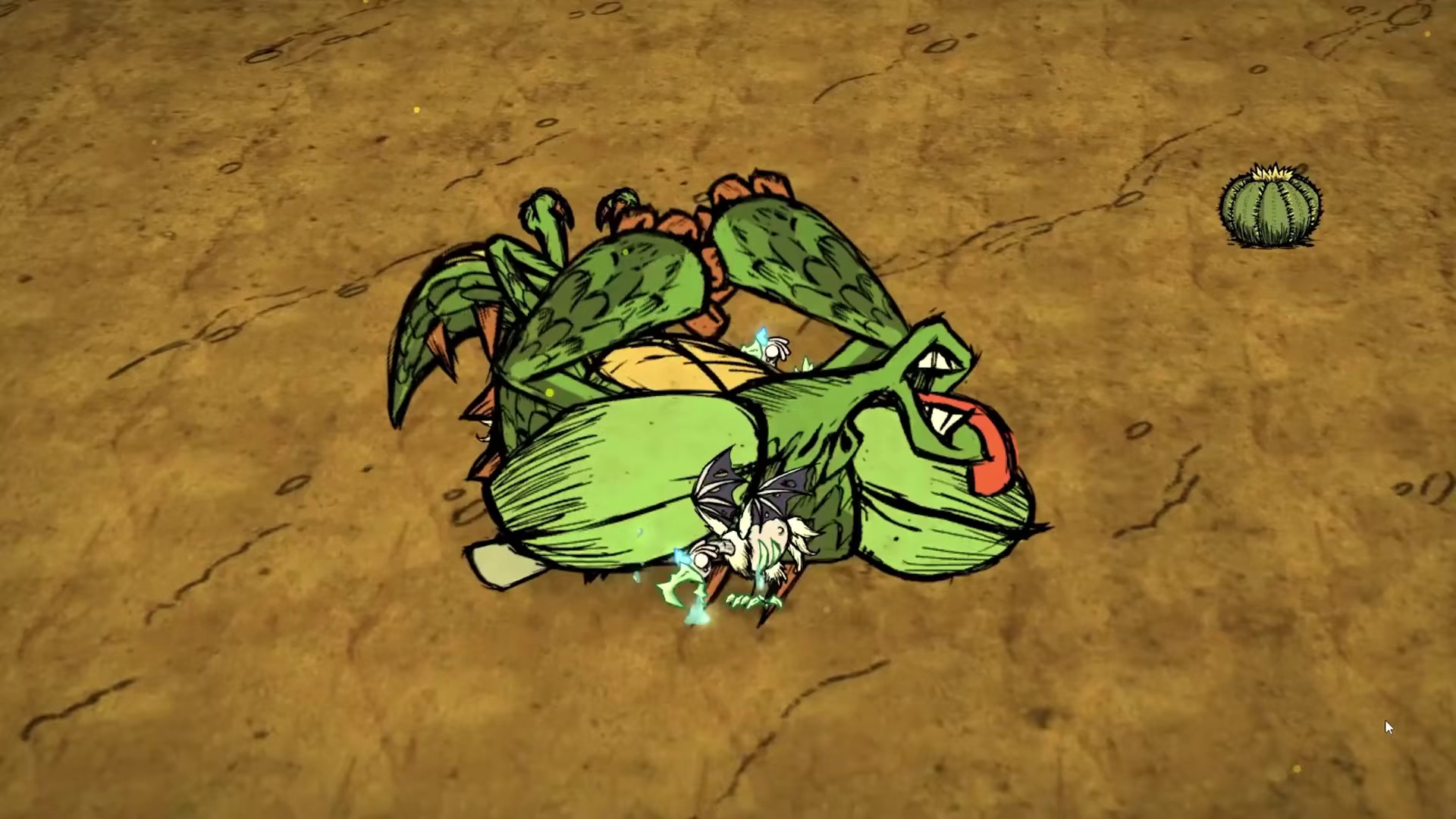 饥荒联机版测试服：水晶冠秃鹫大人又加强了？吃人物的尸体了？ #饥荒 #游戏 #游戏实况