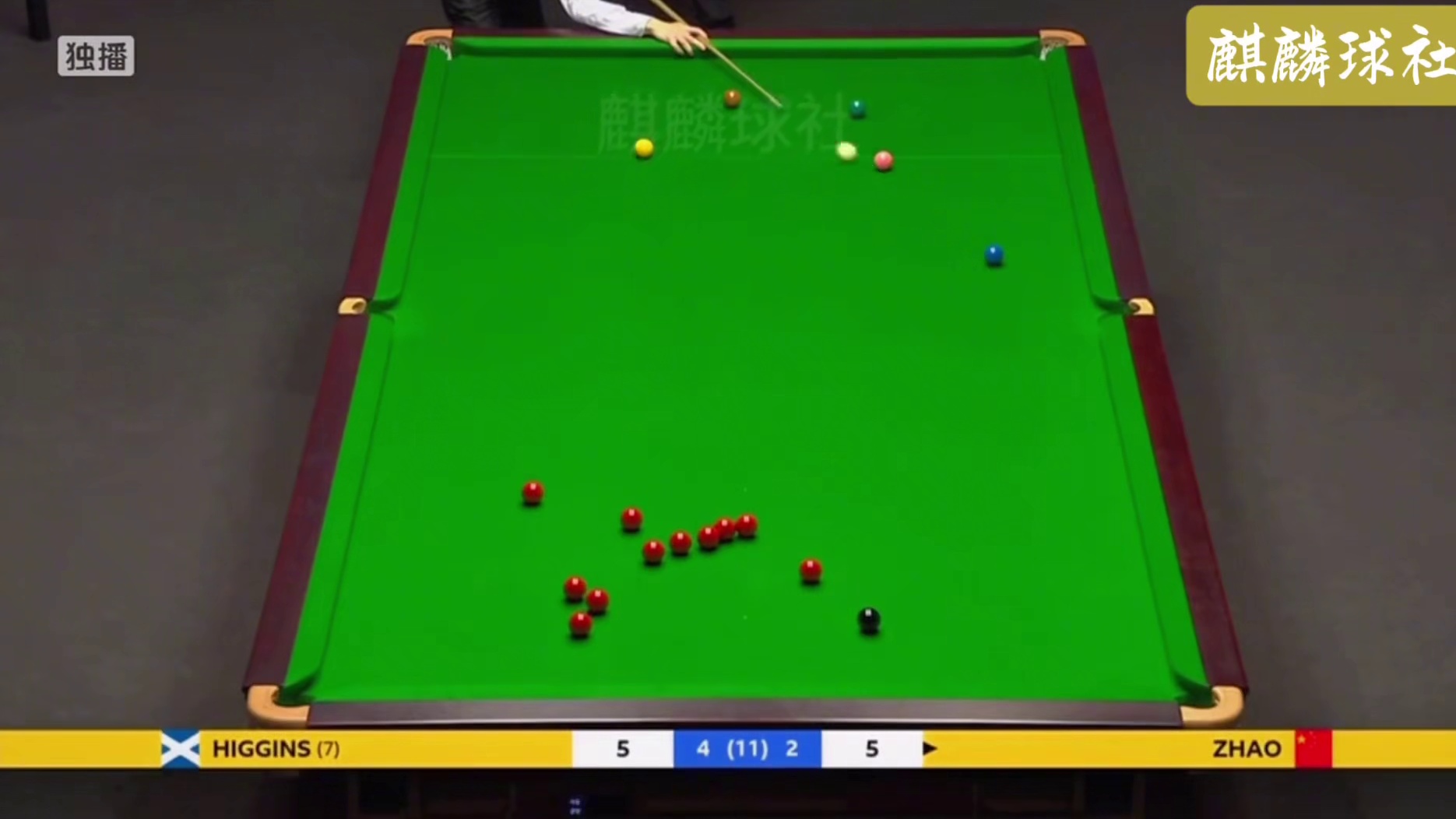 赵心童的变态准度，希金斯完全防不住，太刺激了！