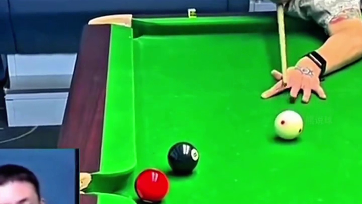 郑宇伯师傅最经典的中袋，也比不过阳寿杆法 #台球  #台球是一种生活  #郑宇伯  #唐春晓