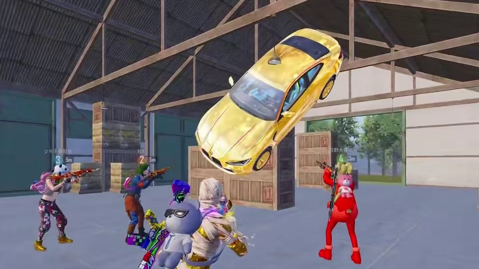 666居然把车给挂起来了...真的离谱！！