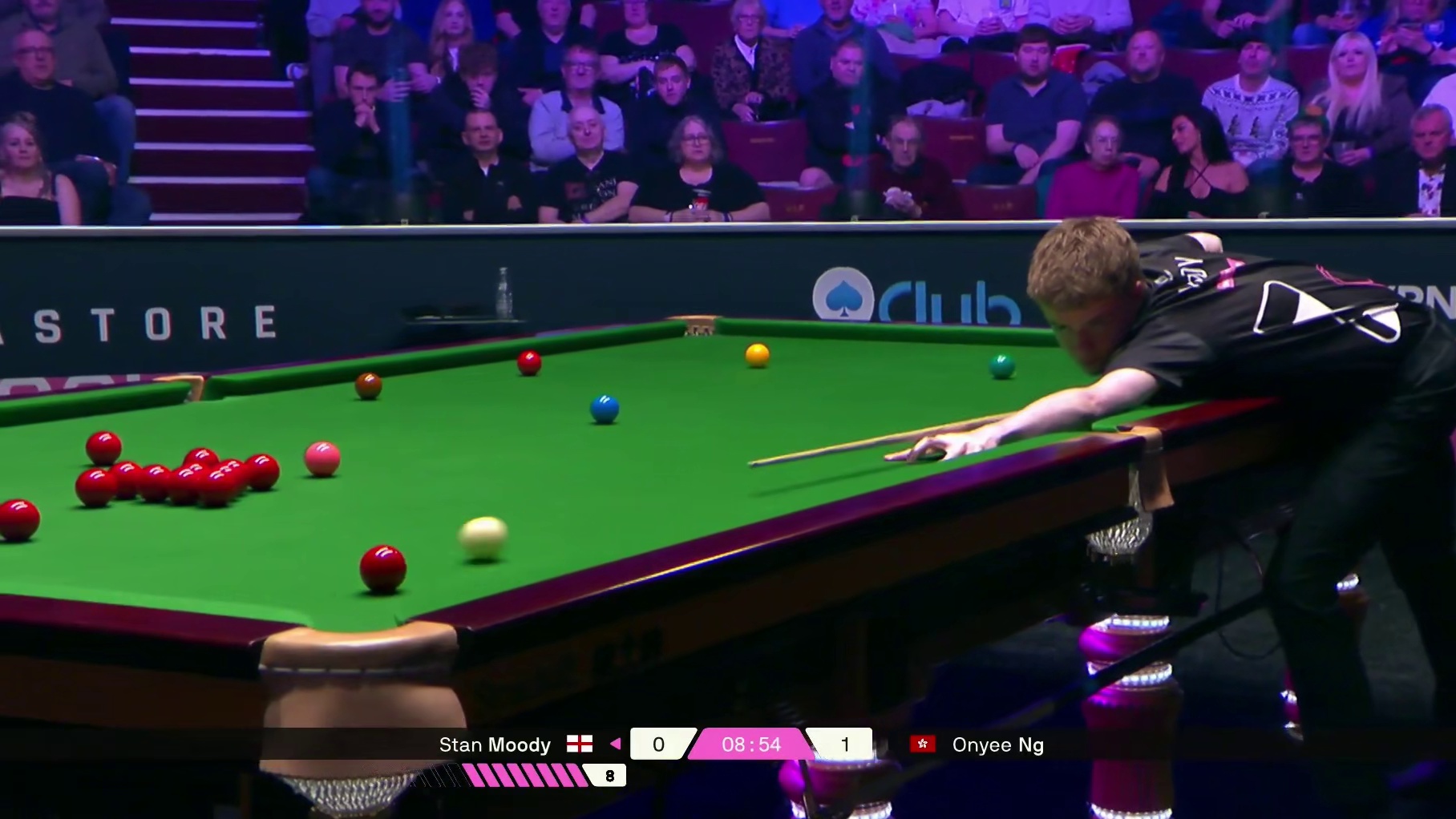 2025斯诺克单局限时赛！穆迪战胜吴安仪晋级16强！