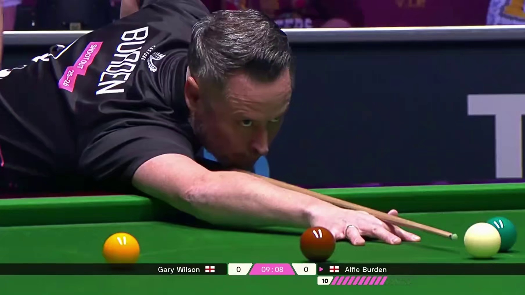 2025斯诺克单局限时赛！威尔逊VS伯登