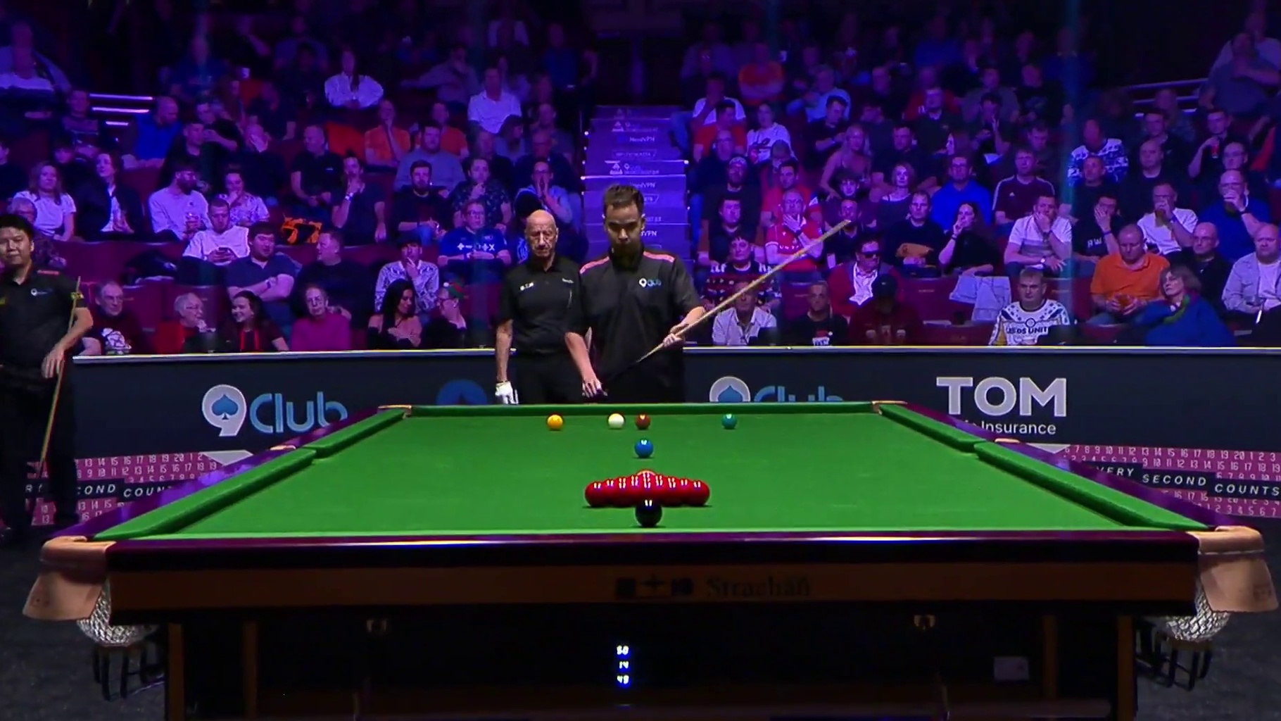 周2025斯诺克单局限时赛！32进16，周跃龙VS桑砍姆！