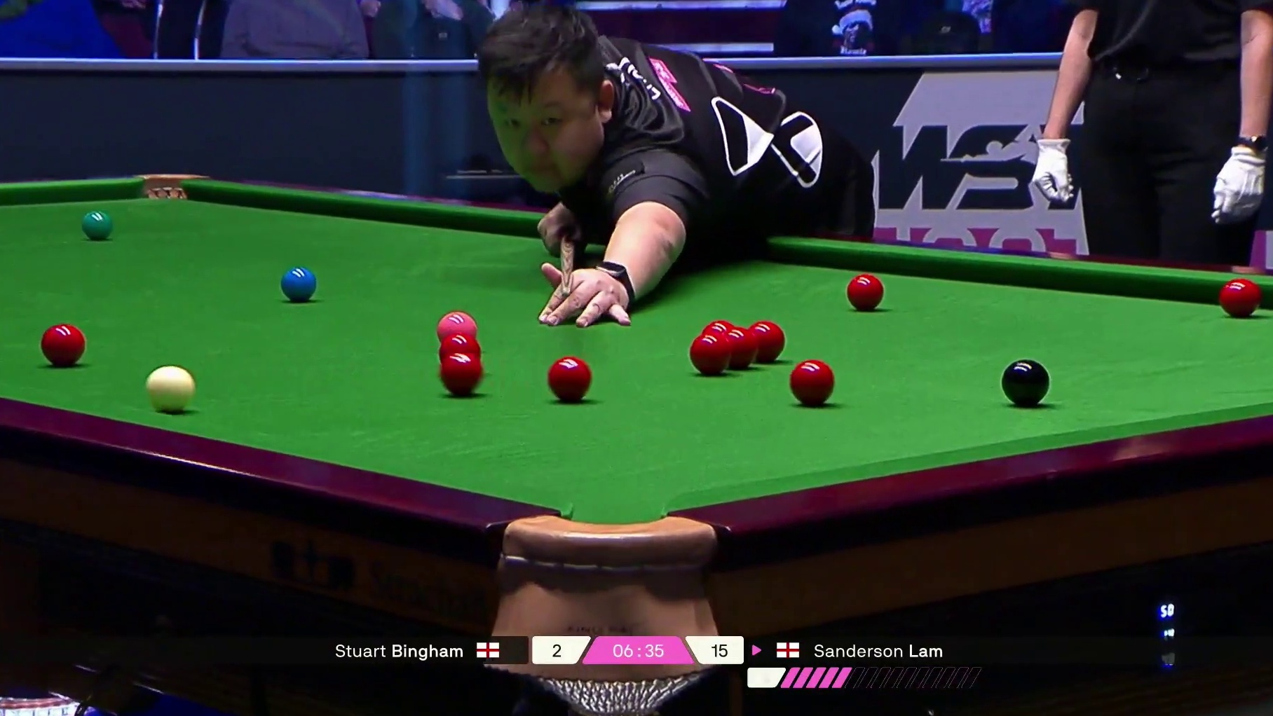 2025斯诺克单局限时赛！宾汉姆VS林衫峰！