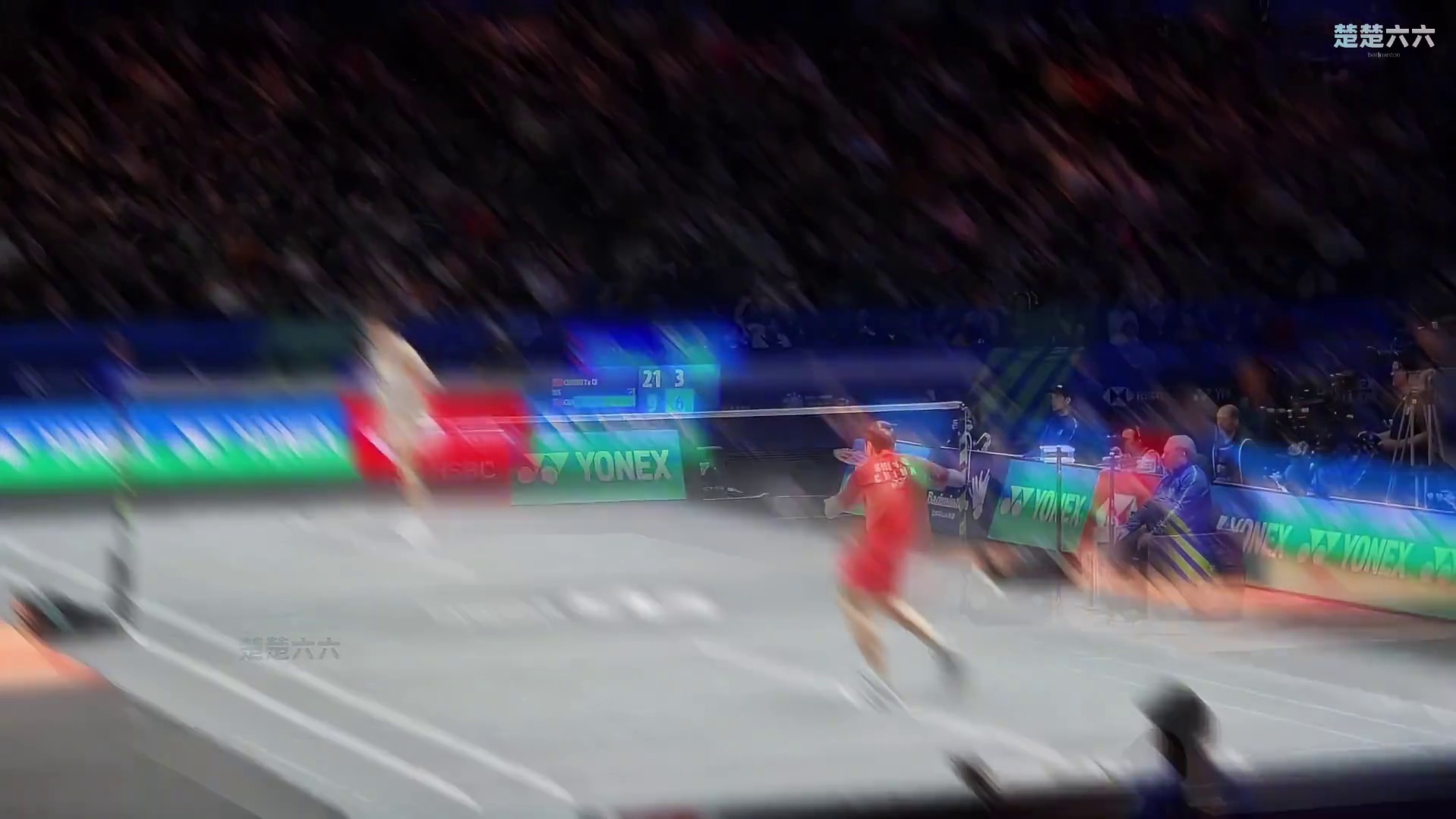 石宇奇的不转身劈斜动作太隐蔽