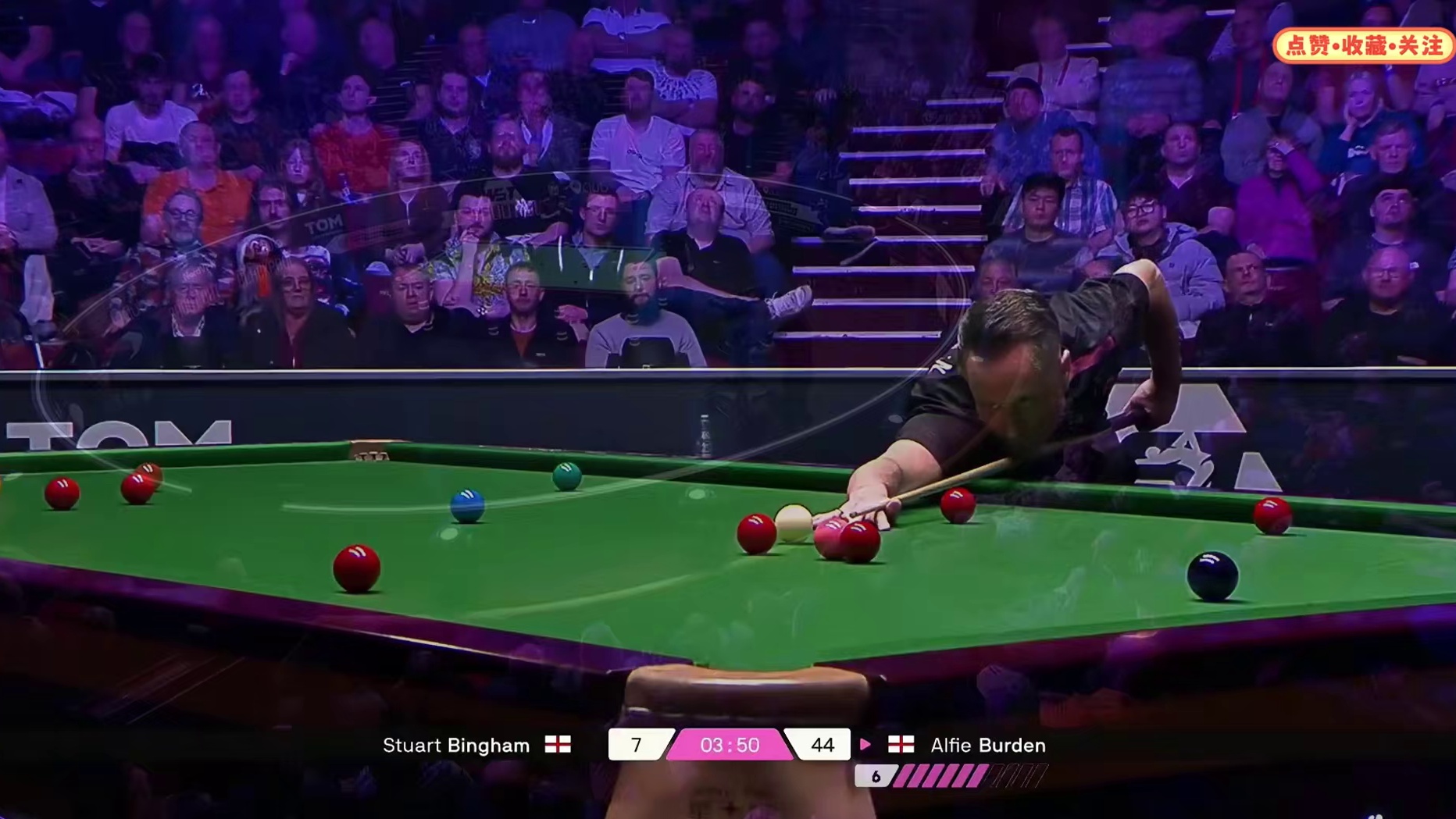 2025单局限时赛决赛！伯顿战胜宾汉姆，49岁生日斩获排名赛首冠！