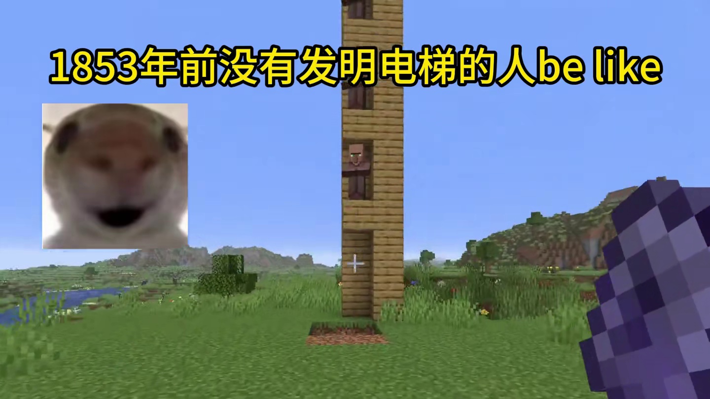 我的世界：1853年前没有发明电梯的人be like#我的世界 #mc不灭 #mc