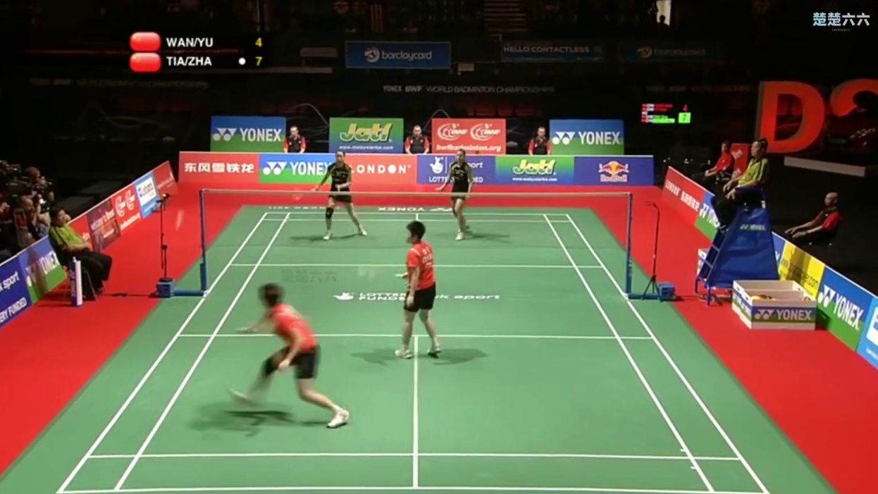 极致的攻防转换，于洋王晓理逆转田卿赵云蕾 #羽毛球 #于洋 #王晓理 #田卿 #赵云蕾