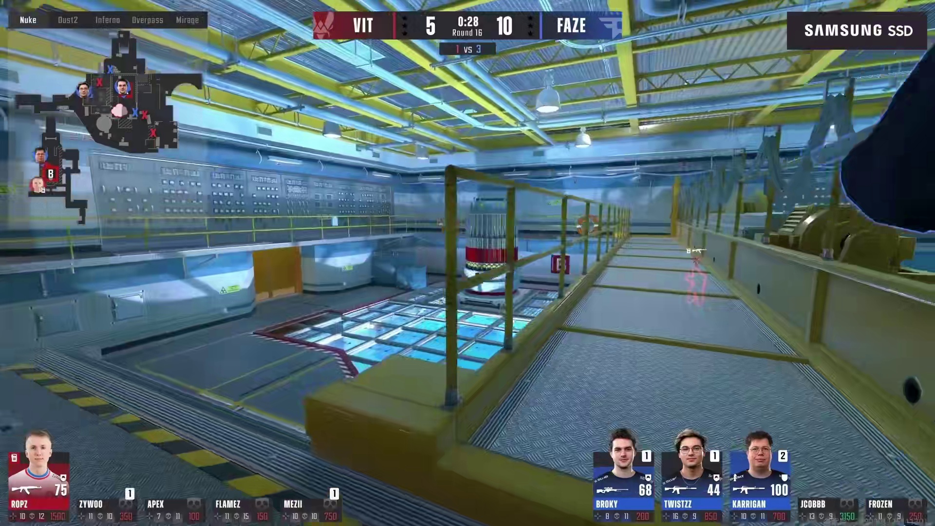 karrigan三杀让FaZe再下一城！