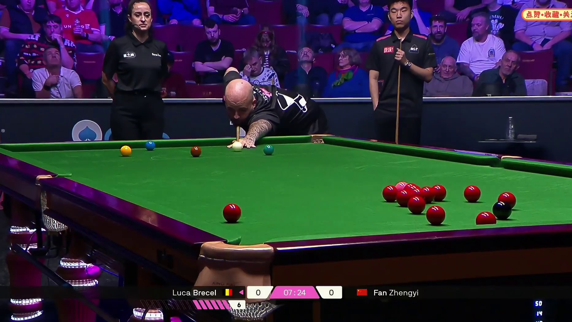 2025斯诺克单局限时赛！范争一75比0零封小和尚，硬核晋级16强