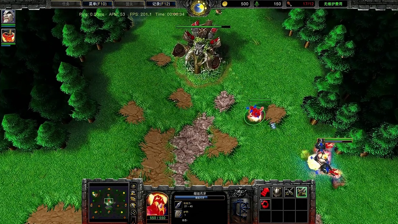 火魔的小火人攻击暗夜古树可以分裂吗？ 魔兽争霸3知识问答