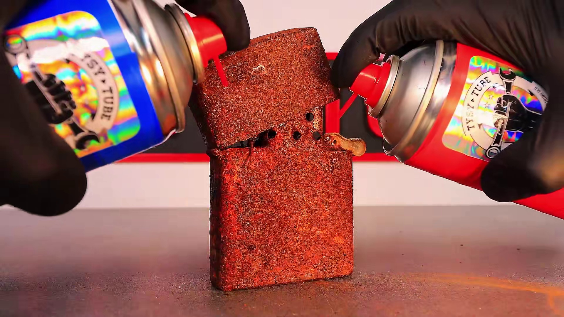 火焰净化   电镀   铋晶化！报废打火机的究极重生