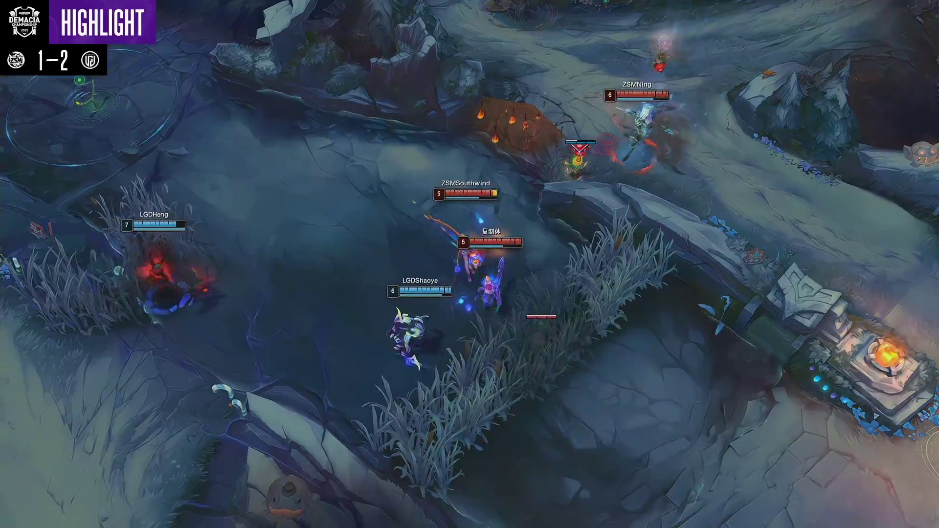 ZSM vs LGD 德杯小组赛第三局高光时刻