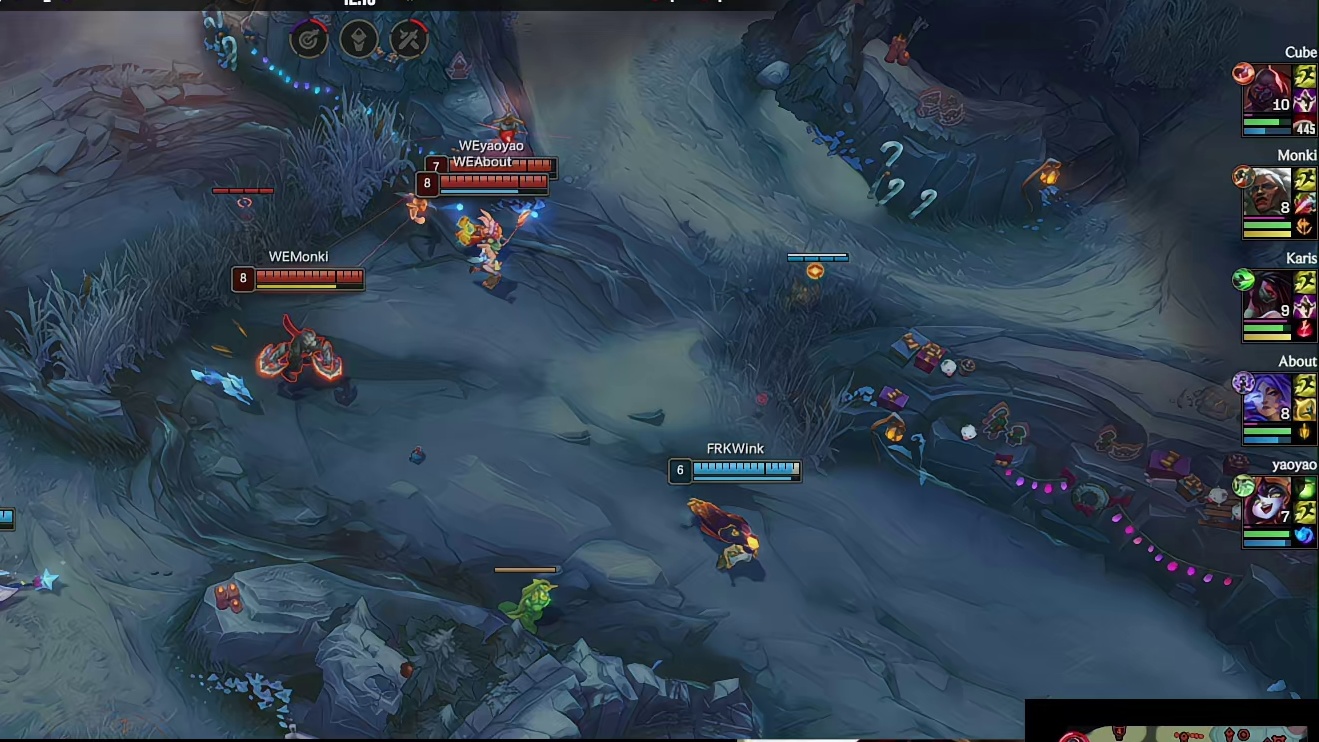 【第一局】下半场各打各，Monki狼母击杀Wink洛