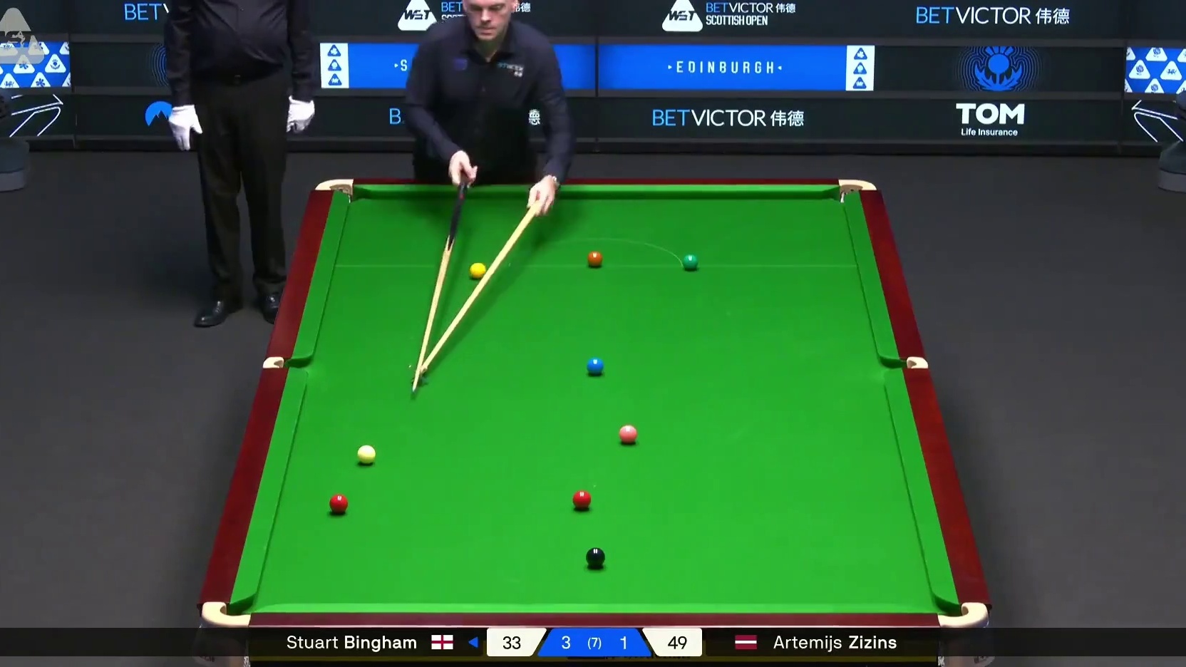 2025苏格兰公开赛：宾汉姆vs齐津斯