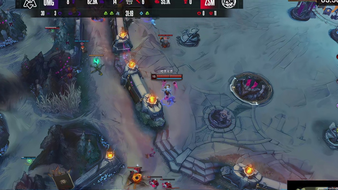 【第一局】Starry厄斐琉斯三杀，OMG首局轻取ZSM