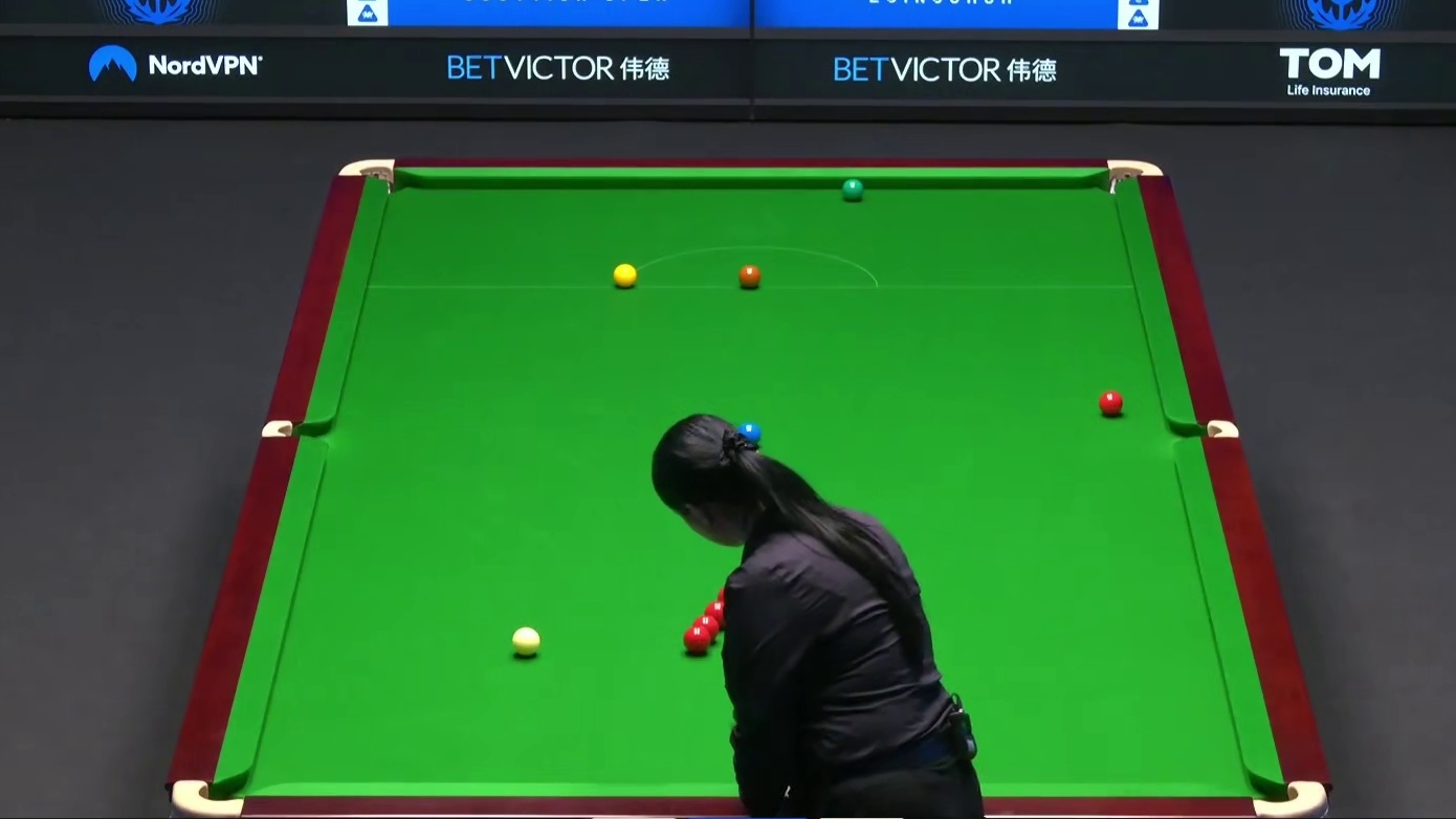 2025斯诺克苏格兰公开赛：卡特vs苏尔蒂