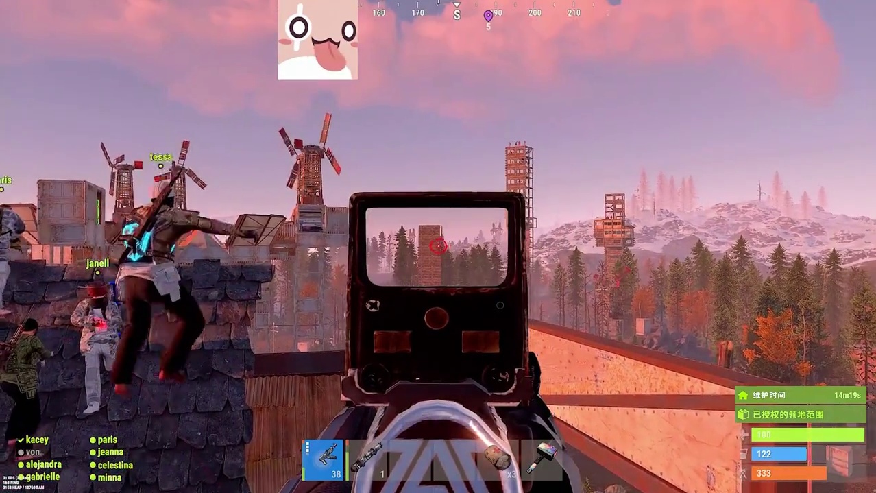 服务器再卡也要把他们家抄了！！！ #楚河 #rust部落 #rust #联机游戏 #steam游戏