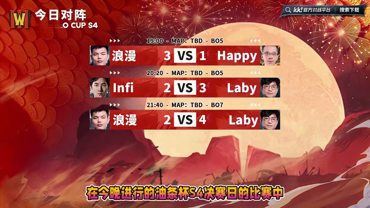 Laby夺冠！ 12月16日油条杯魔兽争霸赛第4季总决赛战报，BM解说！