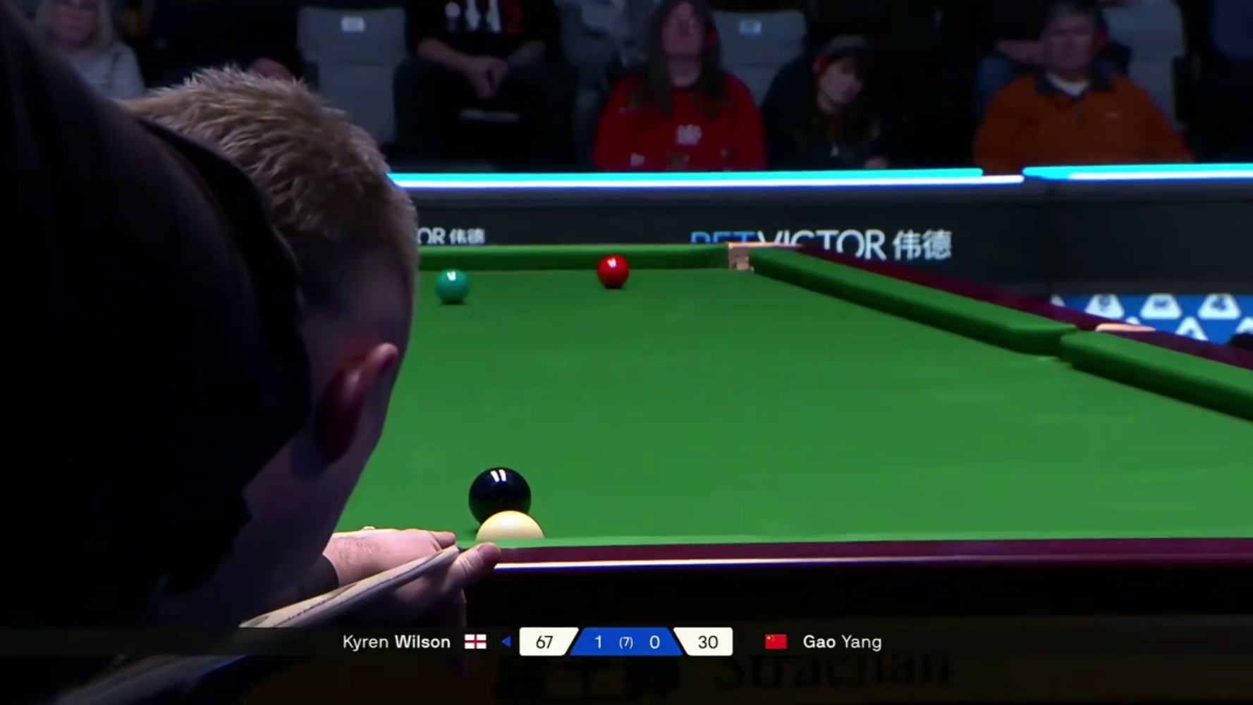 2025斯诺克苏格兰公开赛：威尔讯vs高阳
