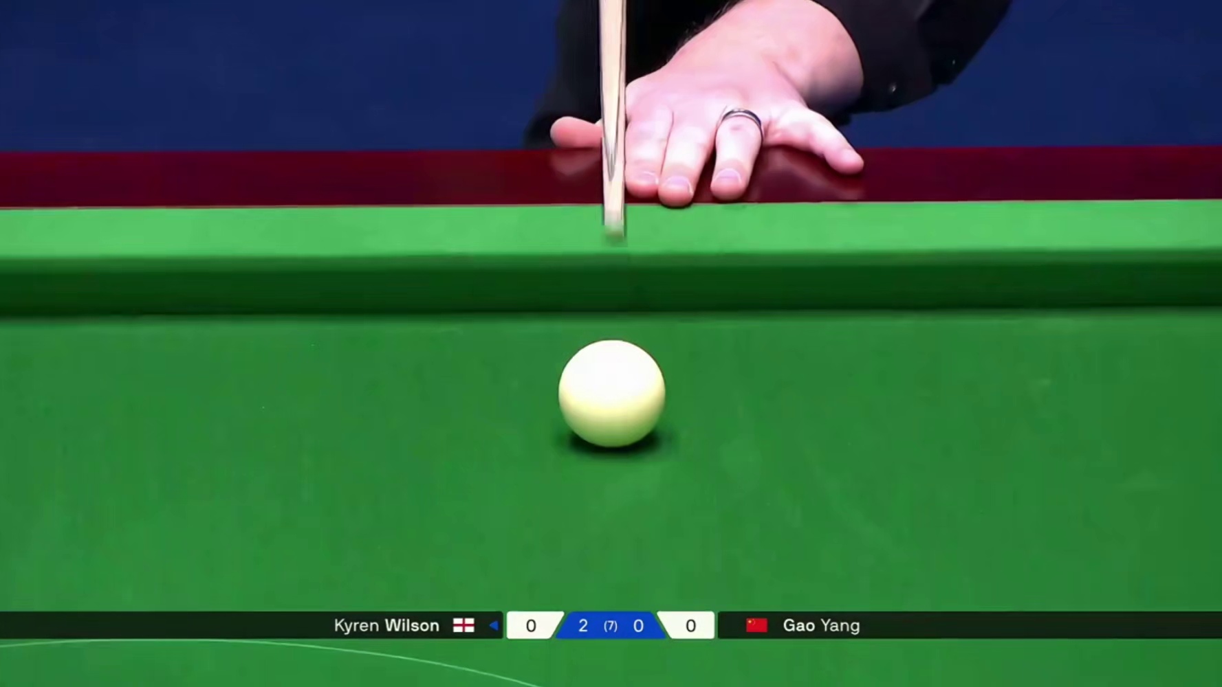 2025斯诺克苏格兰公开赛：威尔讯vs高阳