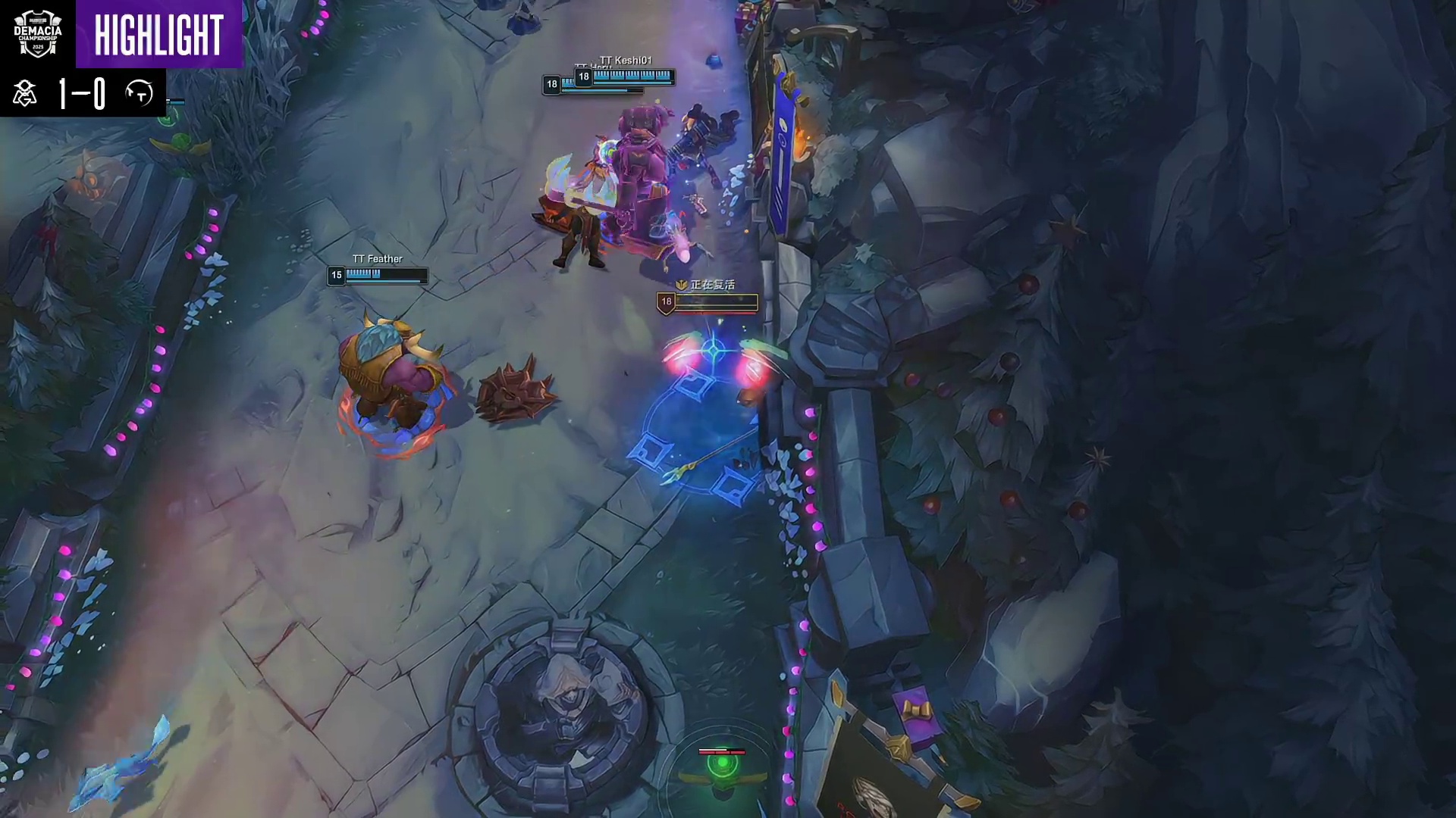 OMG vs TT第一局高光时刻