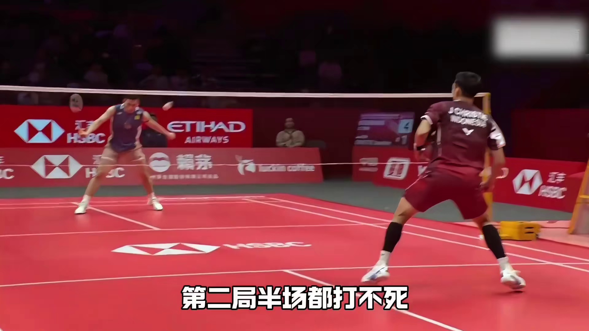 被昆拉武特差点打成个位数？？机长你到底怎么了？乔纳坦0-2昆拉武特#羽联总决赛 #石宇奇 #昆拉武特