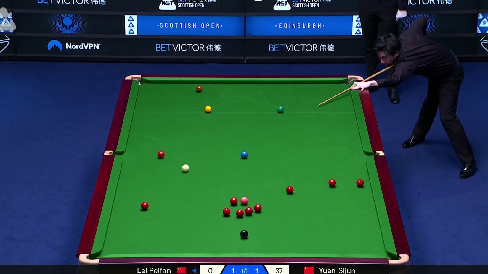 2025斯诺克苏格兰公开赛：雷佩凡vs袁思俊