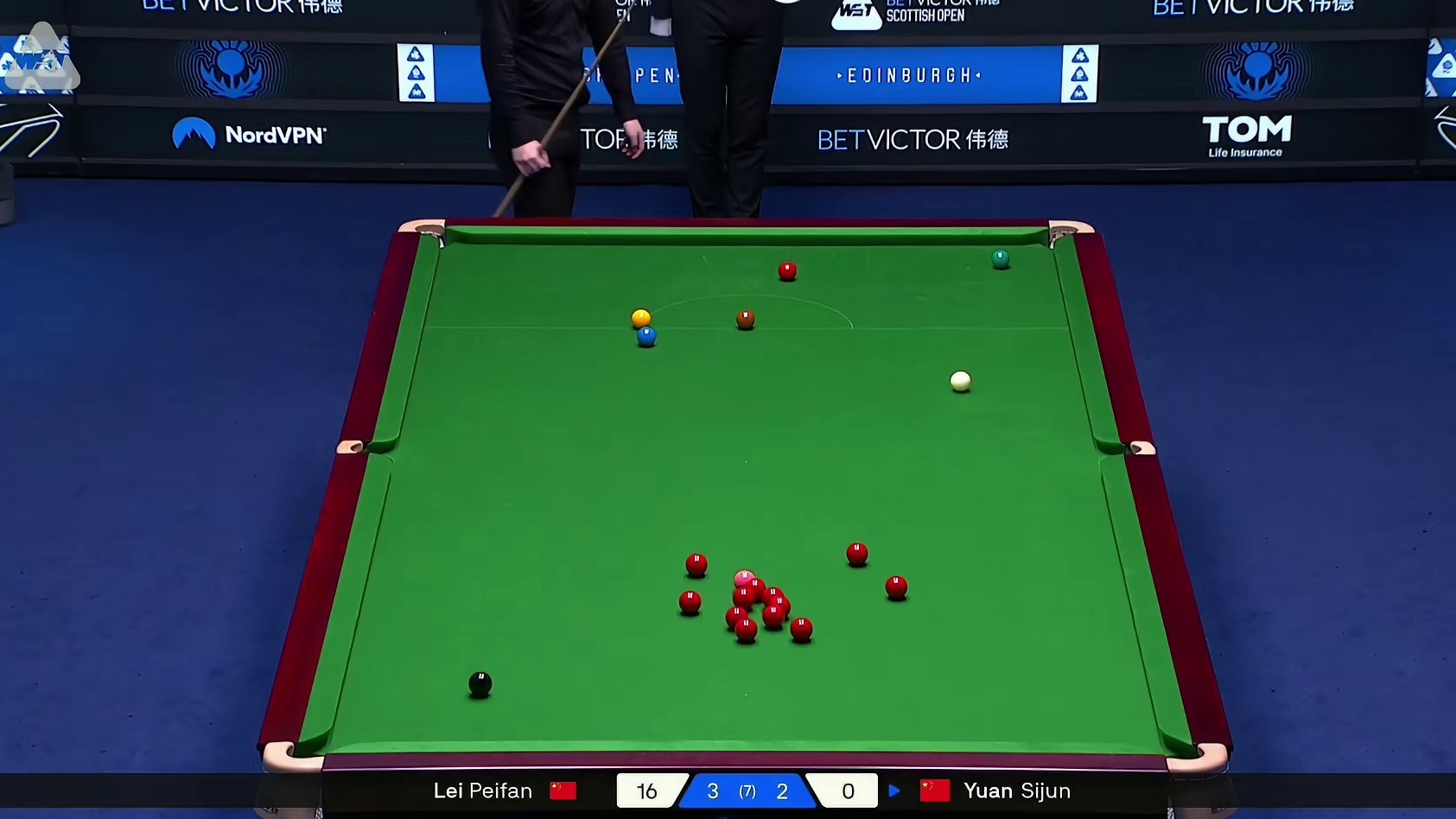 2025斯诺克苏格兰公开赛：雷佩凡vs袁思俊