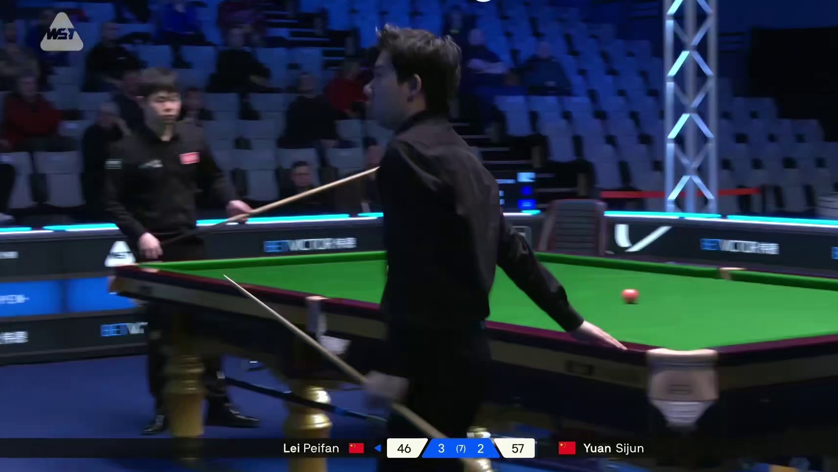 2025斯诺克苏格兰公开赛：雷佩凡vs袁思俊