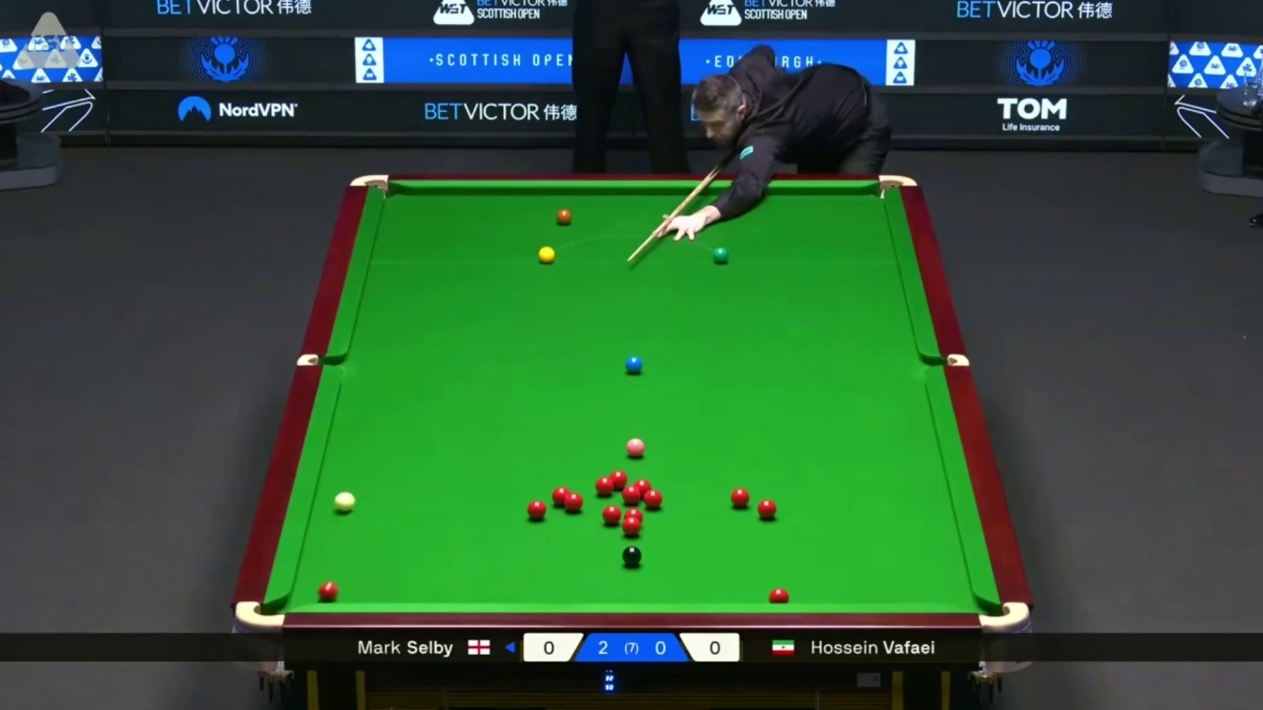 2025斯诺克苏格兰公开赛：瓦菲vs塞尔比