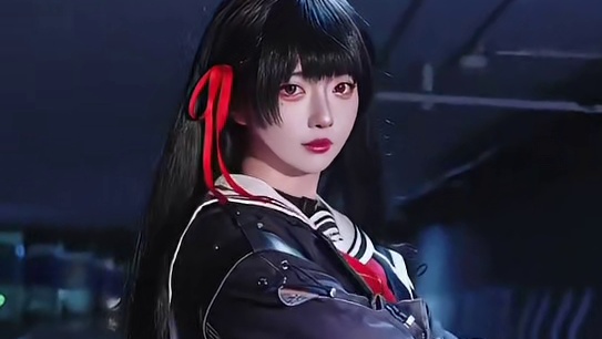 黑长直一看就很有杀伤力