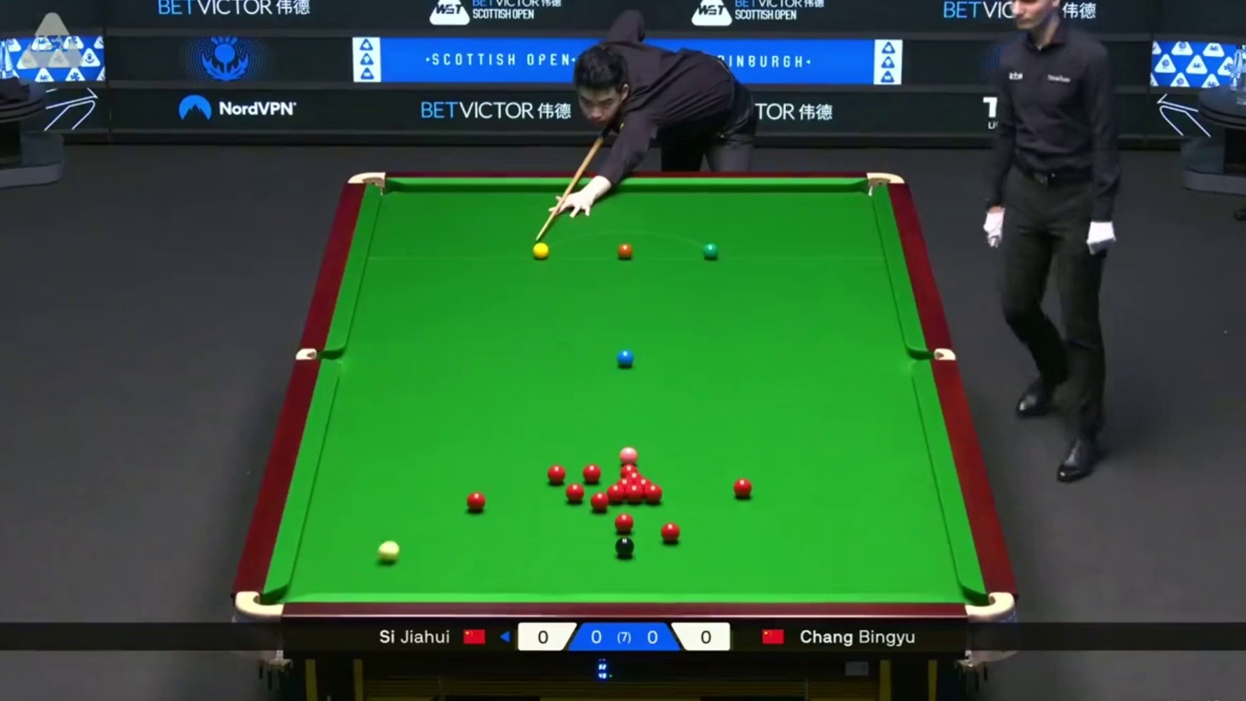 2025斯诺克苏格兰公开赛：瓦菲vs塞尔比