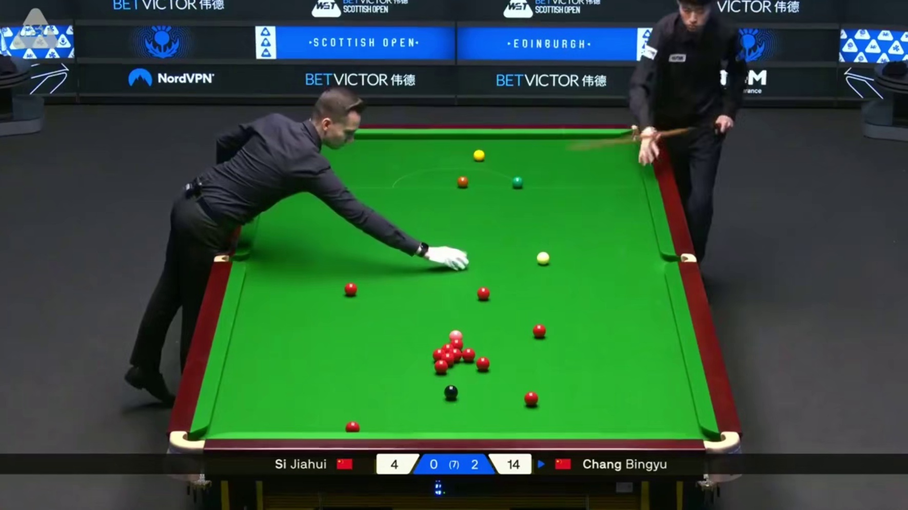 2025斯诺克苏格兰公开赛：斯佳辉vs常冰玉