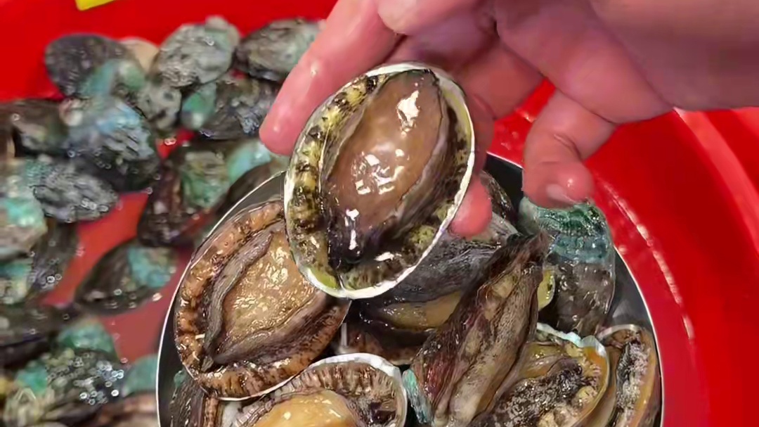 打卡丹东断桥旁边的海鲜大排档