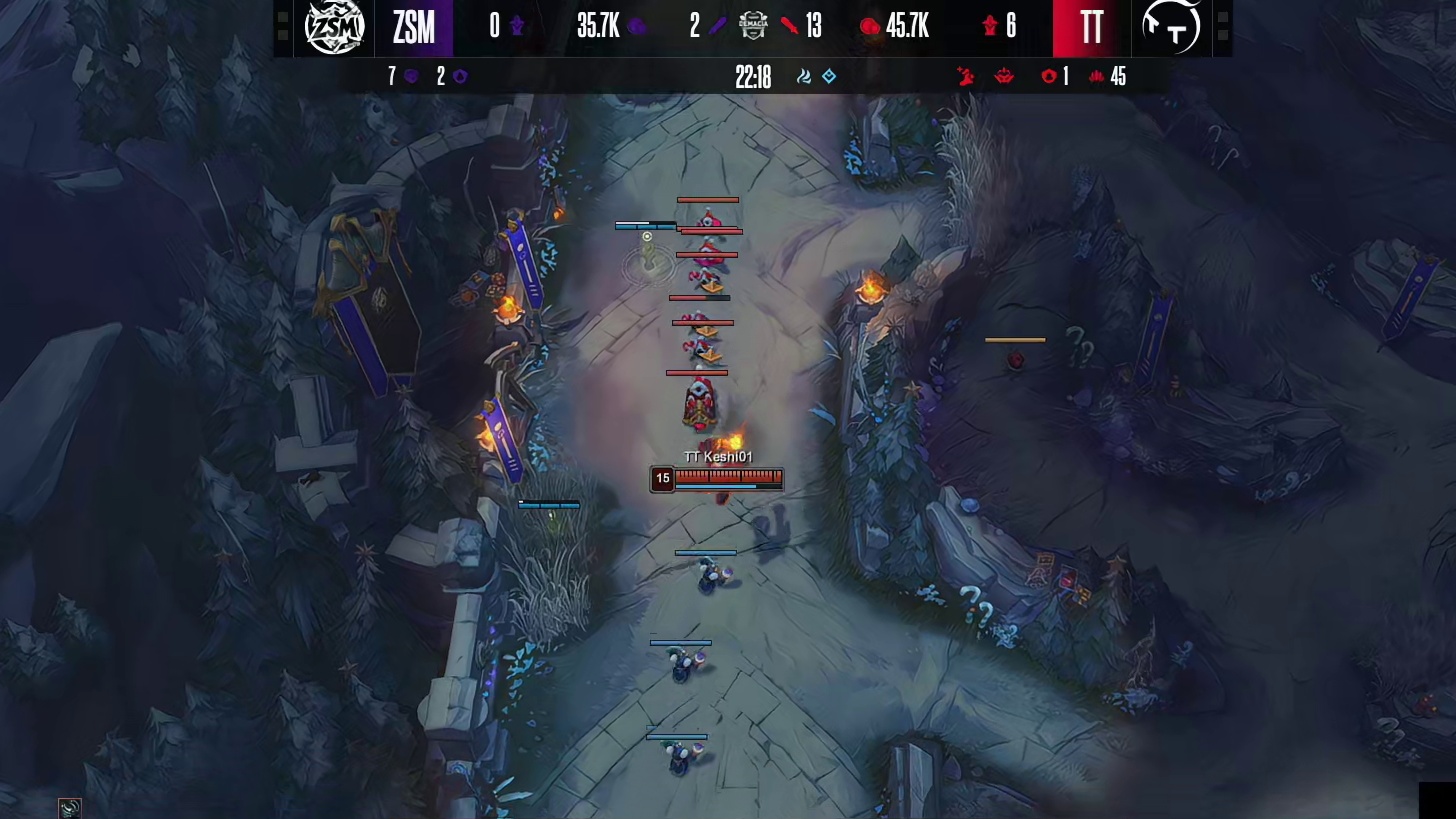 【第一局】Keshi武器一挑五被杀