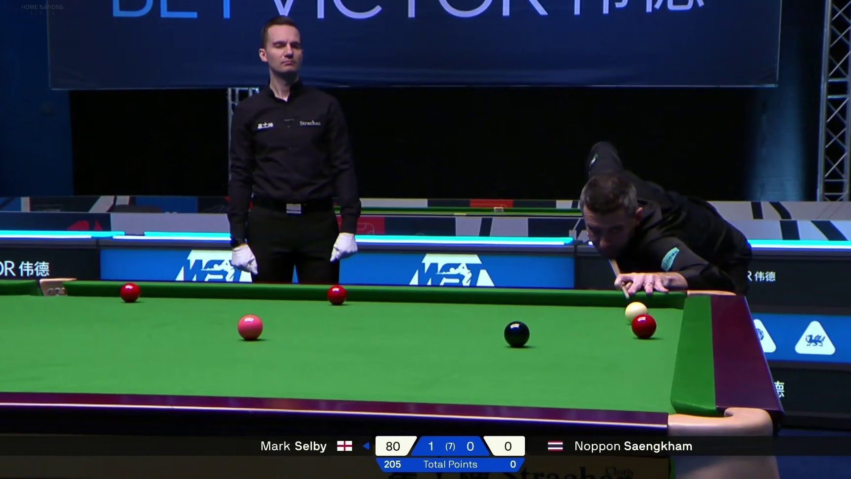 2025斯诺克苏格兰公开赛：桑卡拇vs塞尔比