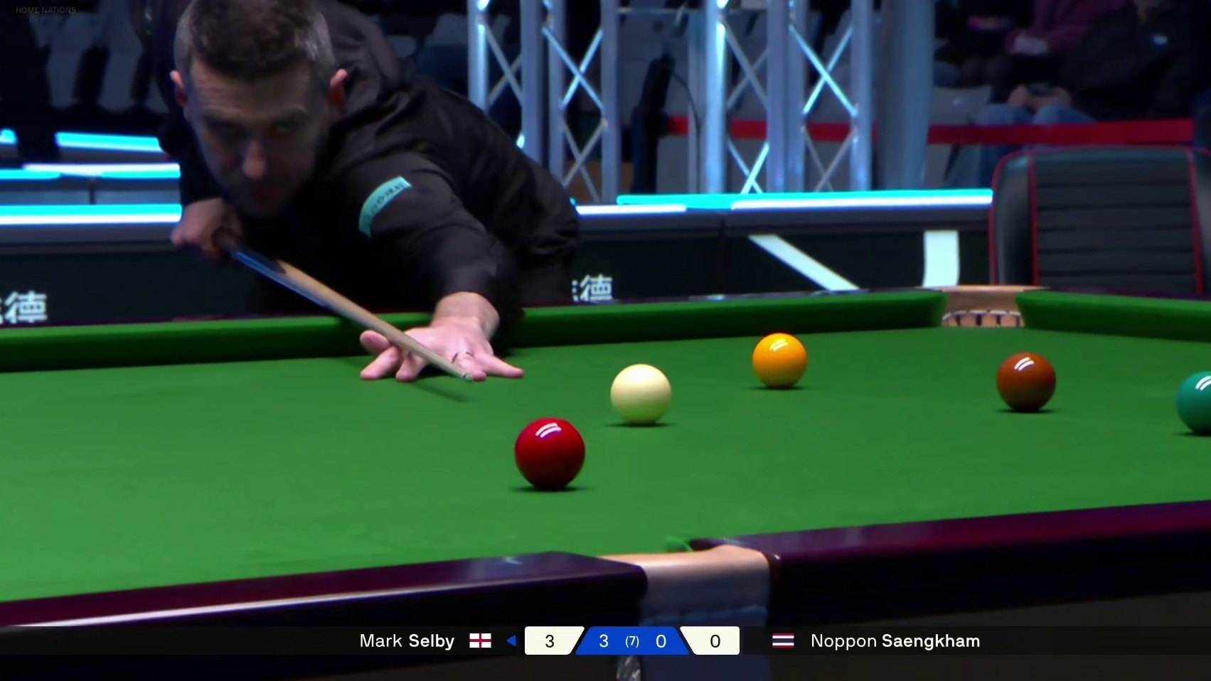 2025斯诺克苏格兰公开赛：桑卡拇vs塞尔比