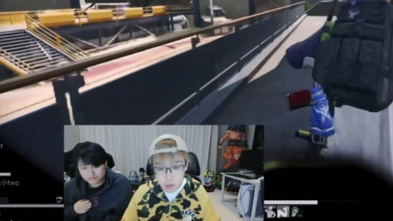 “陈泽小two姐姐联动打三角洲”