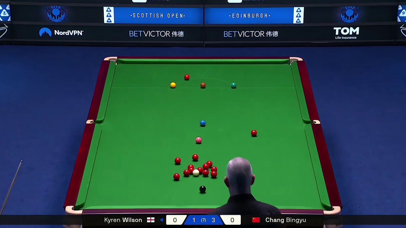 2025斯诺克苏格兰公开赛：常冰玉vs威尔逊