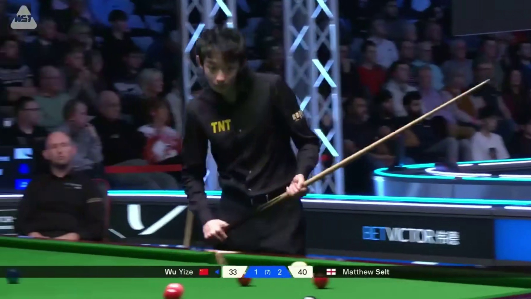 斯诺克苏格兰公开赛：吴宜泽vs塞尔特