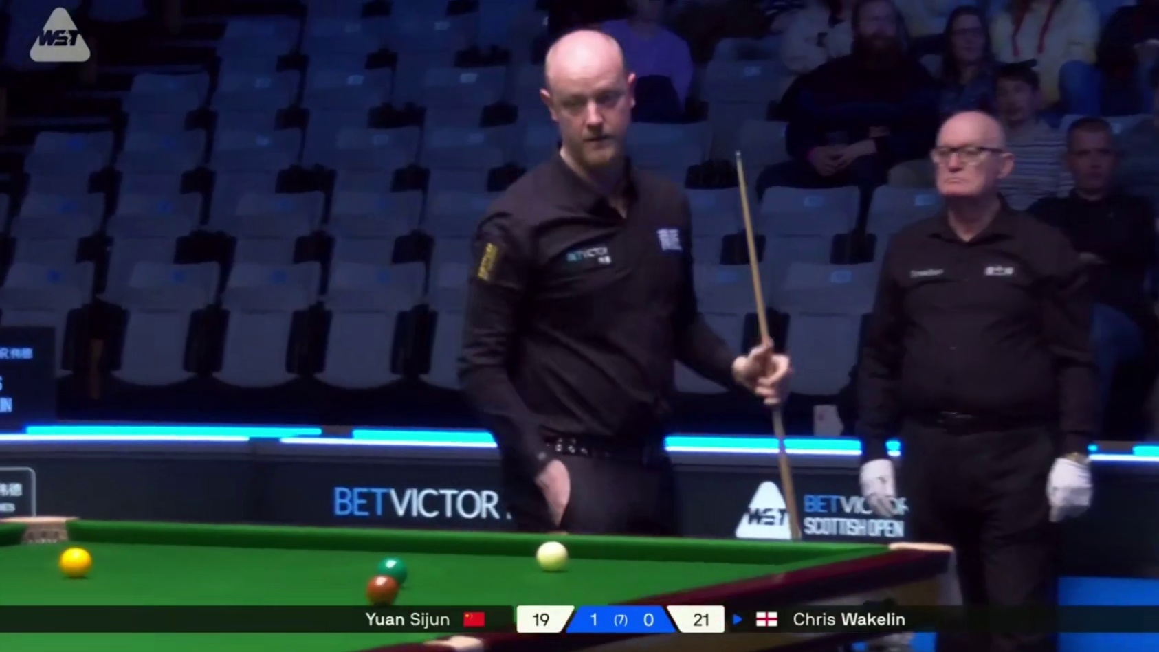 2025斯诺克苏克兰公开赛：袁思俊vs沃克林