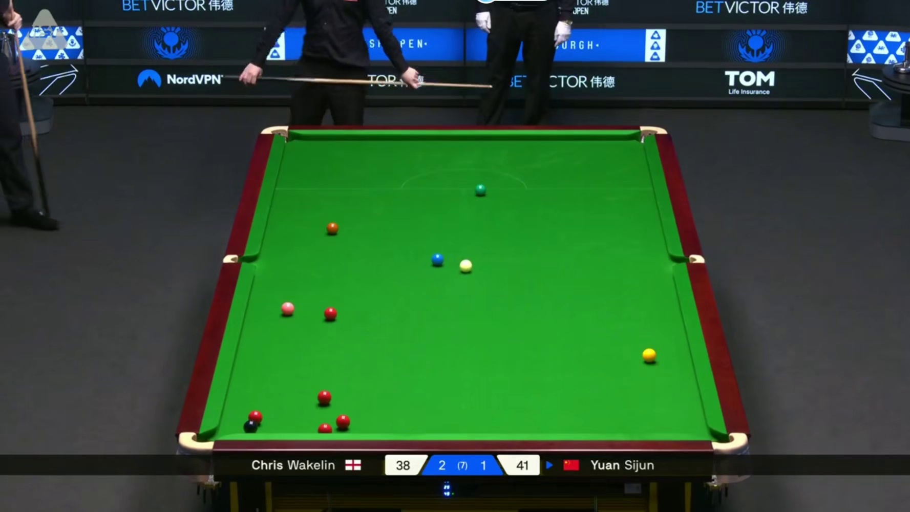 2025斯诺克苏克兰公开赛：袁思俊vs沃克林