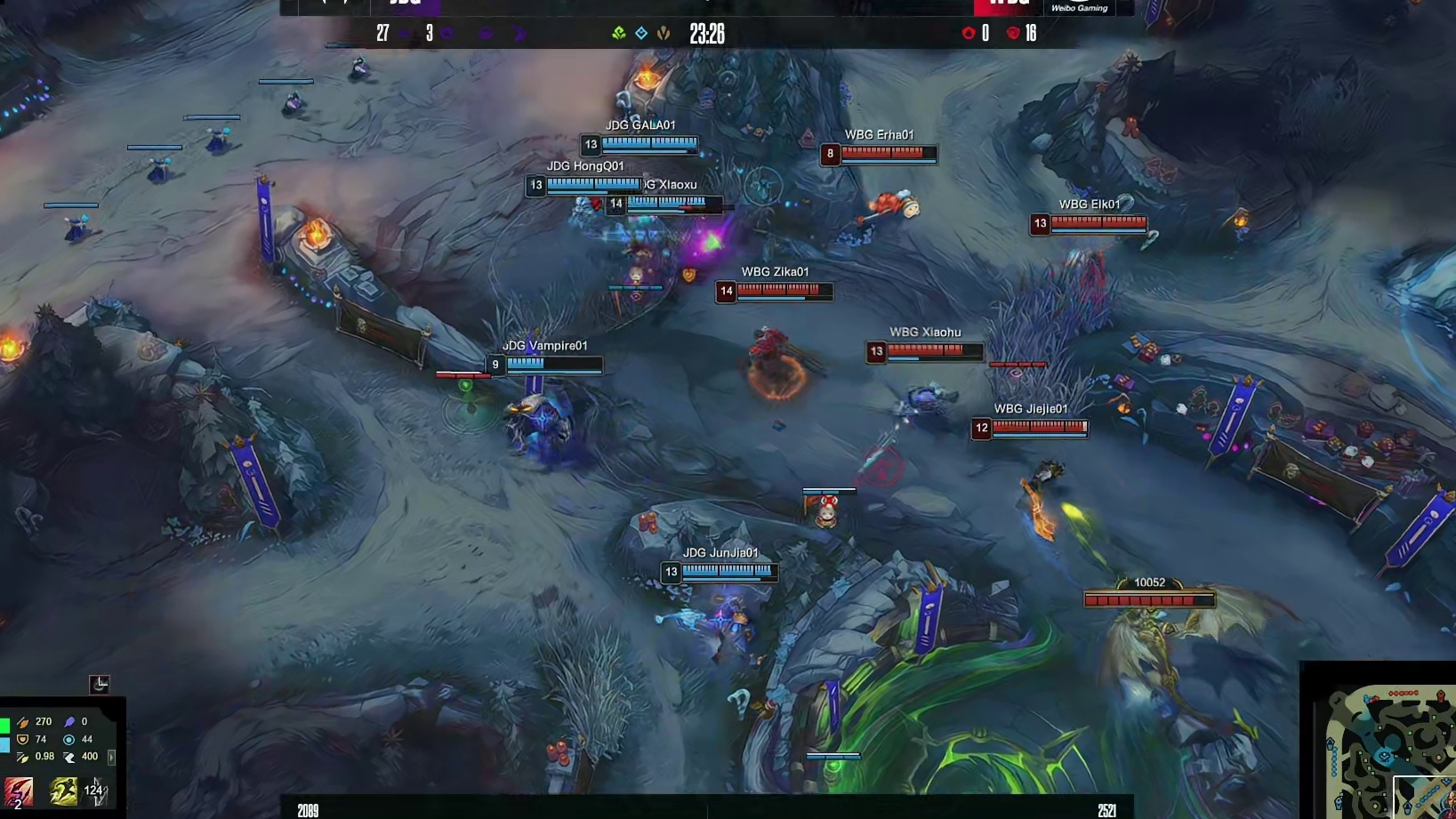 【第二局】JDG拿下龙魂，WBG被打出1换4