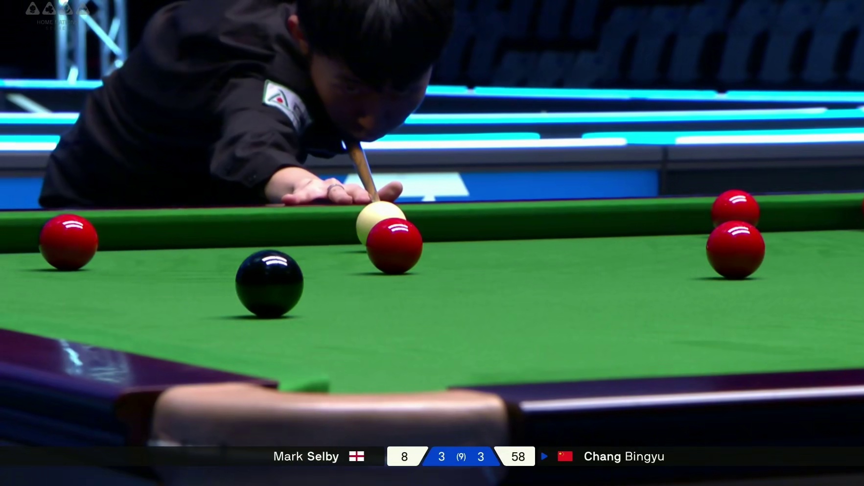 4—3决胜局来了！常冰玉横扫苏格兰公开赛，全清台完虐塞尔比！